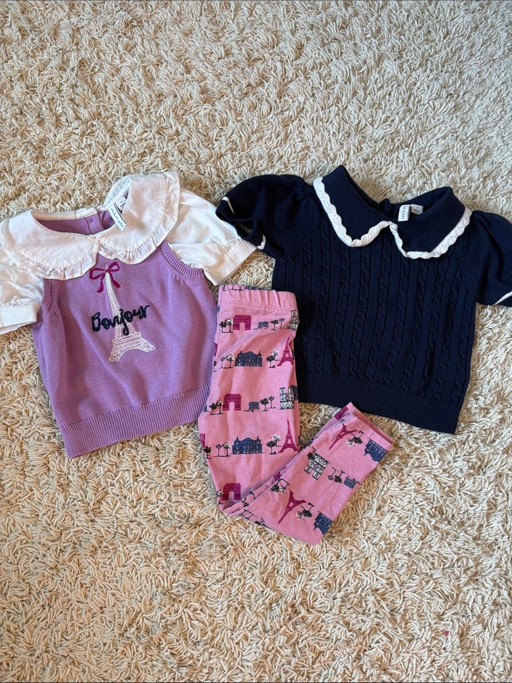 Janie and Jack paris outfit bundle